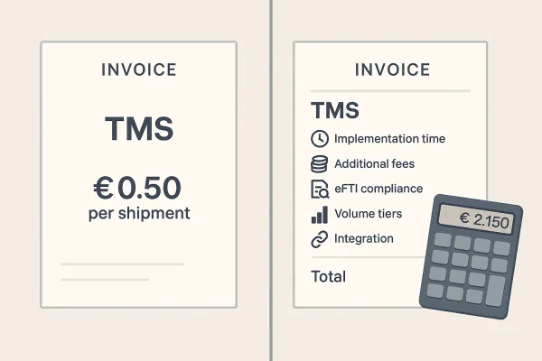 TMS Pricing: What the 'Per-Shipment' Model Really Costs in EU